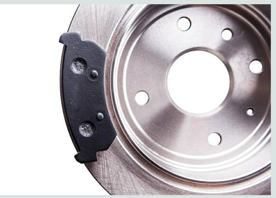 Disk Brake Plate - Component of a disc brake system for slowing and stopping the vehicle.