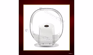 GREENCON Smart Bladeless Desk/Wall Fan, Wifi based control, DC motor Remote control - White