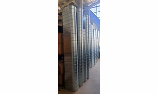 Greencon Pre-fabricated GI Ducting SPIRAL OVAL  (22G)