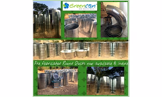 Greencon Pre-fabricated GI Ducting RECTANGULAR 20G without TDF