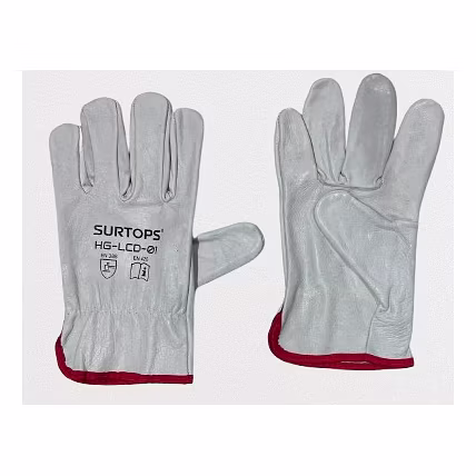 SURTOPS brand -HAND GLOVES - Chrome Leather - Without velcro - HG-LCD-01 EN388-2