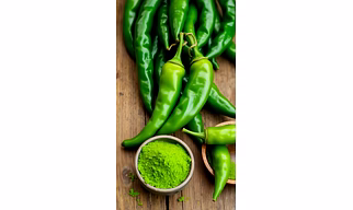 Green chilli powder