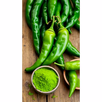 Green chilli powder-12750359
