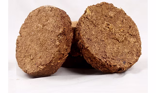Pure Cow dung Cakes (6 Pieces) / 3 inches
