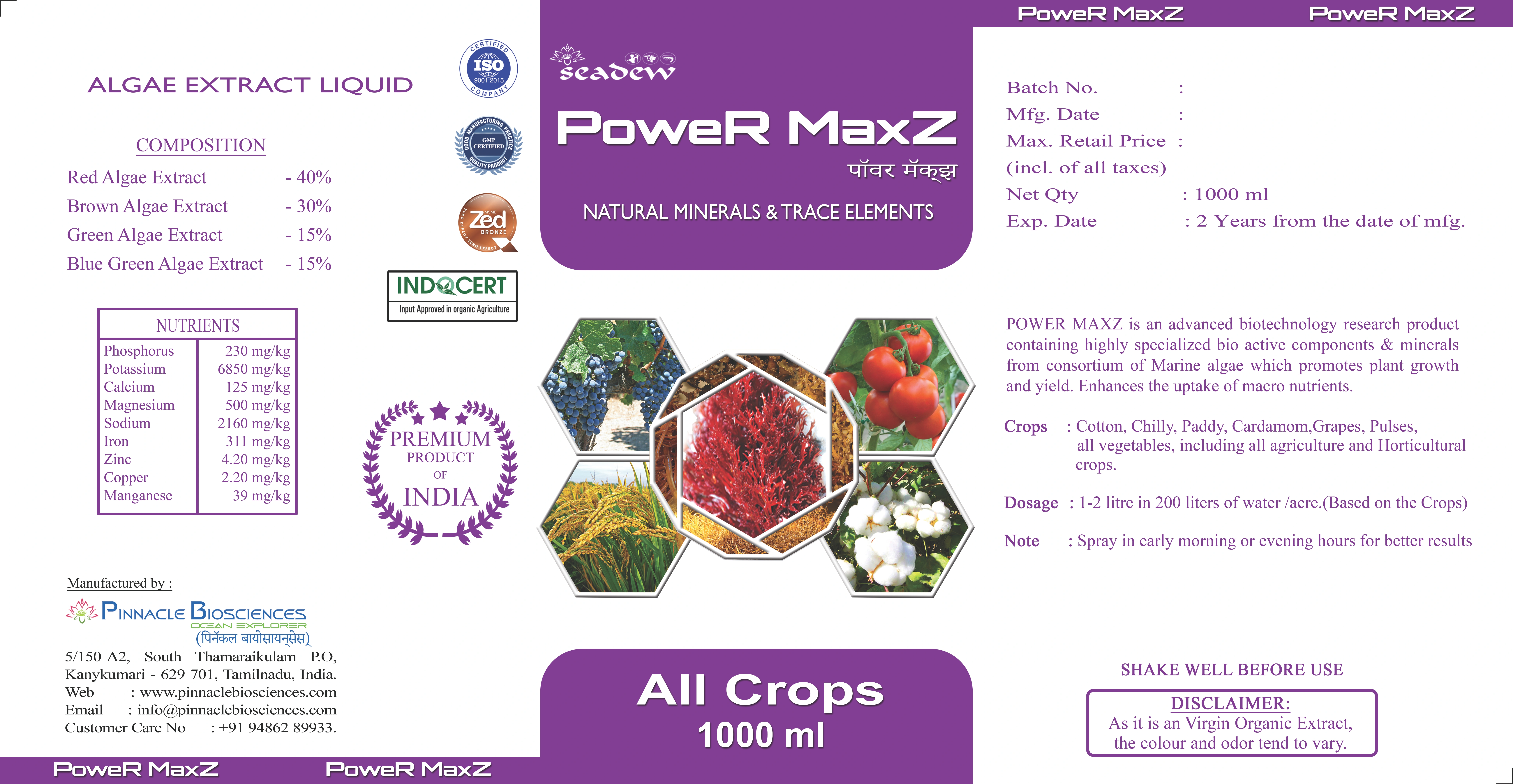 Powermaxz - Algae based Biostimulant-12620832