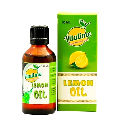Vitalime Lemon Essential Oil For Skin,Hair and Body|100% Pure and Natural |Lemon Essential Oil for Skin, Hair & Aroma Therapy(50ML)