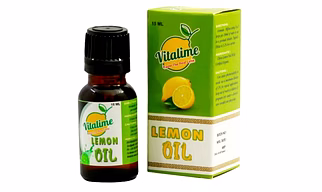 Vitalime Lemon Essential Oil For Skin,Hair and Body -Perfect for Aromatherapy, Relaxation, Skin Therapy & More|100% Pure and Natural (15ML)