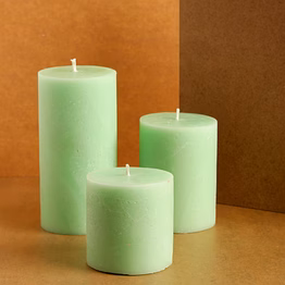 lemongrass pillar candles