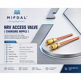 nrv access valve (charging nipple)