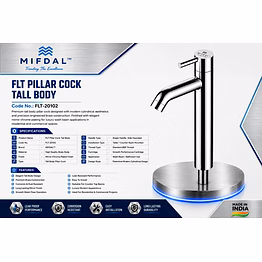 flt pillar cock tall body code no.: flt-20102
