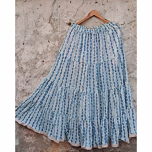 Cotton Long Skirts For Beach