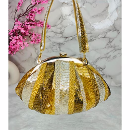 party wear beaded cutch