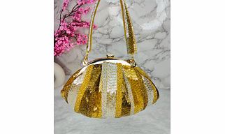 Party Wear Beaded Cutch