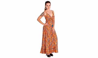Boho Dress - Chic and Comfortable Poly Viscose Bohemian Style