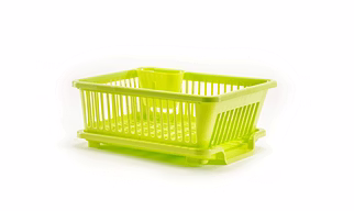 Basket with Drainer Rack