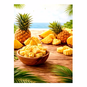 Freeze Dried Pineapple Chunks