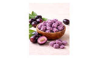 Freeze Dried Jamun (Black Plum) Cubes