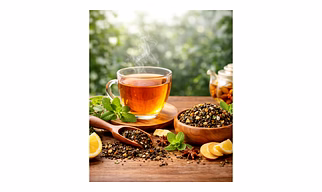 Loose Leaf Tea Blend (Mint & Lemon Flavor)