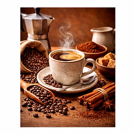 premium roasted arabica coffee beans / ground coffee