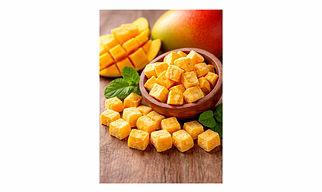 Freeze Dried Mango Cubes
