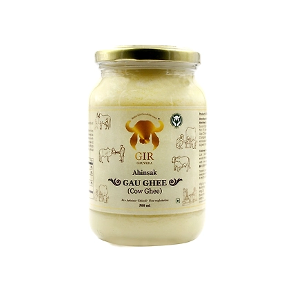 GIR Ahinsak Gau Ghee 500ml-12378844