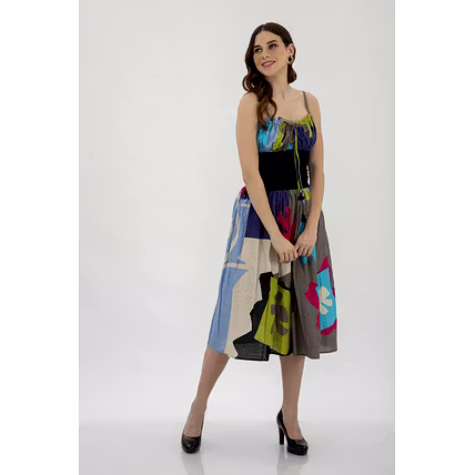 COTTON PRINTED DRESS-12378831