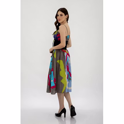 COTTON PRINTED DRESS-1
