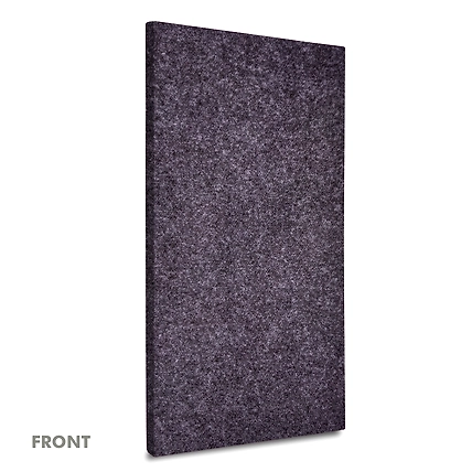 AMSSKAR Fabric Wrapped Acoustic Sound Absorbing panel Interior (Smoky Black) NRC &gt;0.90~0.05-12379362