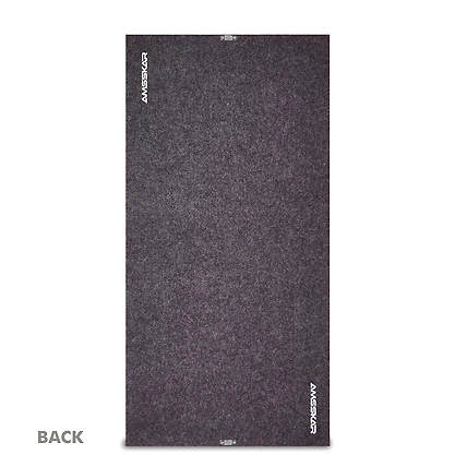 AMSSKAR Fabric Wrapped Acoustic Sound Absorbing panel Interior (Smoky Black) NRC &gt;0.90~0.05-1