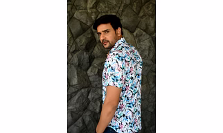WaterColor print cotton shirt half sleeves