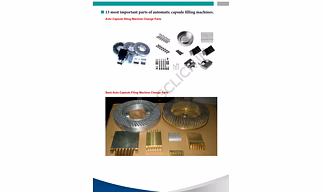 Capsule Filling Machine Spares & Chane Parts