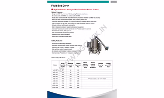 Fluid Bed Dryer