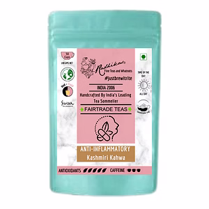 ANTI-INFLAMMATORY Almond Kashmiri Kahwa - Soothing Tea for Cold & Cough Relief