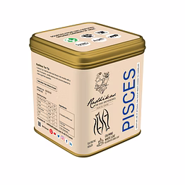 radhikas fine teas and whatnots pisces white leaf - a thoughtful zodiac tea gift for healers