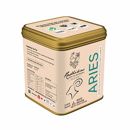 radhikas fine teas and whatnots aries green rose - a bold zodiac blend for the trailblazer