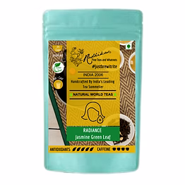 radhikas fine teas and whatnots radiance jasmine green leaf - a radiance tea for nourishment & vitality
