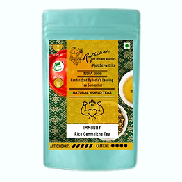 radhikas fine teas and whatnots immunity rice genmaicha tea - a healthy blend for immunity & satisfaction