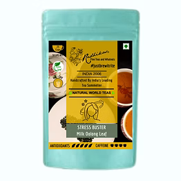 radhikas fine teas and whatnots stress buster milk oolong leaf - a soothing brew for energy & relaxation