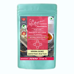 radhikas fine teas and whatnots hormonal balance jasmine flower decaf tisane - herbal tea for relaxation & delight