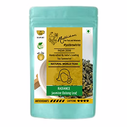 radhikas fine teas and whatnots radiance jasmine oolong leaf - a leaf blend for natural glow & grace