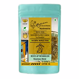 radhikas fine teas and whatnots revvs up metabolism rosemary blend - a refreshing herbal tea
