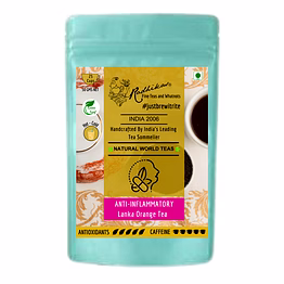radhikas fine teas and whatnots anti-inflammatory lanka orange tea - tangy tea for health & balance