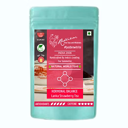 radhikas fine teas and whatnots hormonal balance lanka strawberry tea - a sweet tea for glow & wellness