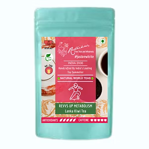 REVVS UP METABOLISM Lanka Kiwi Tea - A Tropical Delight with Antioxidants and Vitamin C