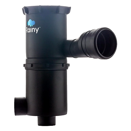 Rainy FL - 250 Self-Cleaning + Dual Intensity Rainwater Harvesting Filter Suitable for Area upto 2700 Square Feet+ Black (Installation Kit)-6