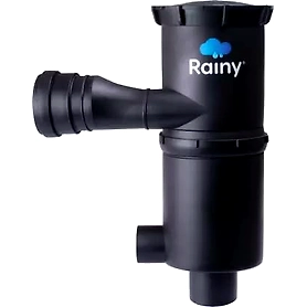 Rainy FL - 250 Self-Cleaning + Dual Intensity Rainwater Harvesting Filter Suitable for Area upto 2700 Square Feet+ Black (Installation Kit)