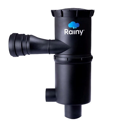 Rainy FL - 250 Self-Cleaning + Dual Intensity Rainwater Harvesting Filter Suitable for Area upto 2700 Square Feet+ Black (Installation Kit)-2