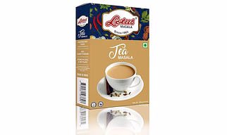 Lotus Authentic Tea Masala Powder | Premium Pack | Strong Aromatic Spice For Chai | Made With 100% Natural Ingredients | 100gm (10 kg Pack)