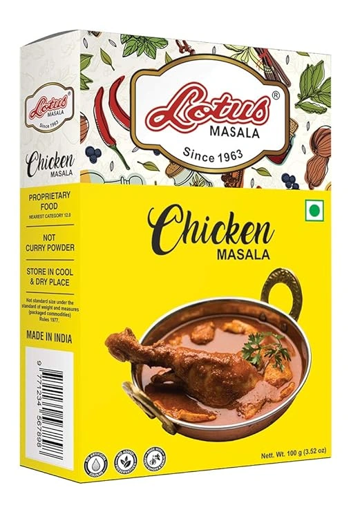 Lotus Instant Chicken Masala 100 Gm (10 kg Pack)-12538720