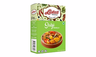 Lotus Sabji Masala | Instant Spice Box with Added Salt |100gm (10kg Pack)